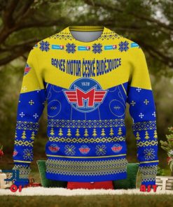 HC Motor České Budějovice Tipsport extraliga a Chance Liga Ugly Christmas Sweater 1 HC Motor České Budějovice Tipsport extraliga a Chance Liga Ugly Christmas Sweater