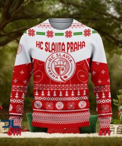 HC Slavia Praha Tipsport extraliga a Chance Liga Ugly Christmas Sweater 1 HC Slavia Praha Tipsport extraliga a Chance Liga Ugly Christmas Sweater