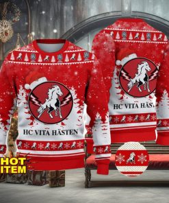 HC Vita Hästen SHL Sweden Hockey League Ugly Christmas Sweater Christmas Gift