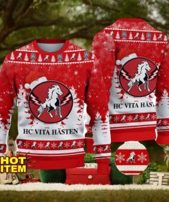 HC Vita Hästen SHL Sweden Hockey League Ugly Christmas Sweater Christmas Gift