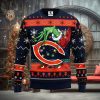 Chicago Bears 12 Grinch Xmas Day Christmas Ugly Sweater