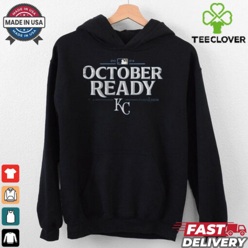 HEY HEY HEY HEY Kansas City Royals October Ready Postseason 2024  T Shirt