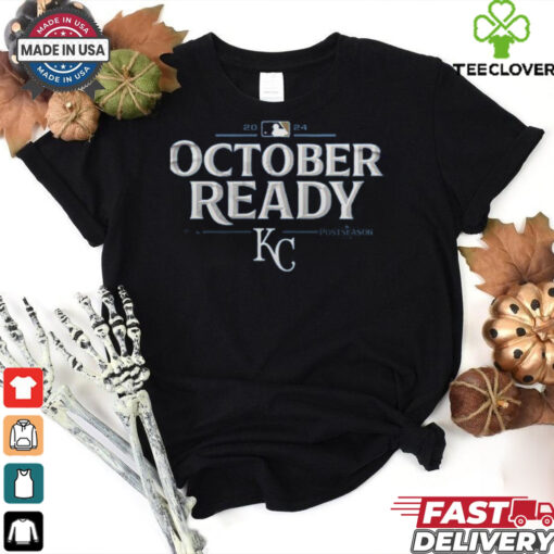 HEY HEY HEY HEY Kansas City Royals October Ready Postseason 2024  T Shirt