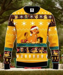 Lion King Simba Yellow 1 Amazing Gift Ugly Christmas 3D Sweater Christmas Gift For Men And Women