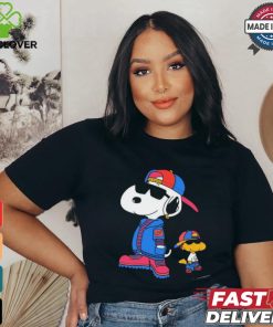 The Peanuts Snoopy And Woodstock 2 Cool Snoopy 8 30 Drop T shirt