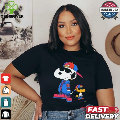 The Peanuts Snoopy And Woodstock 2 Cool Snoopy 8 30 Drop T shirt