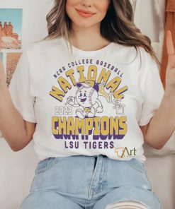 LSU Tigers 2023 NCAA Men’s Baseball College World Series Champions Cartoon T Shirt