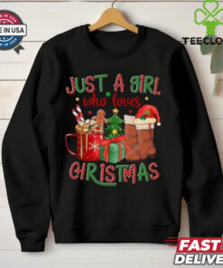 Just A Girl Who Loves Christmas Shirt