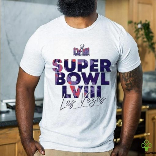 NFL Super Bowl LVIII Las Vegas 2024 Logo Shirt