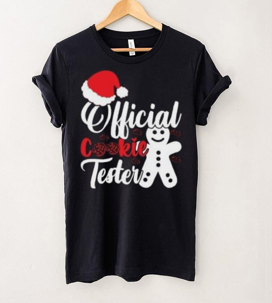 Official Cookie tester gingerbread Christmas T Shirt Official Cookie tester gingerbread Christmas T Shirt