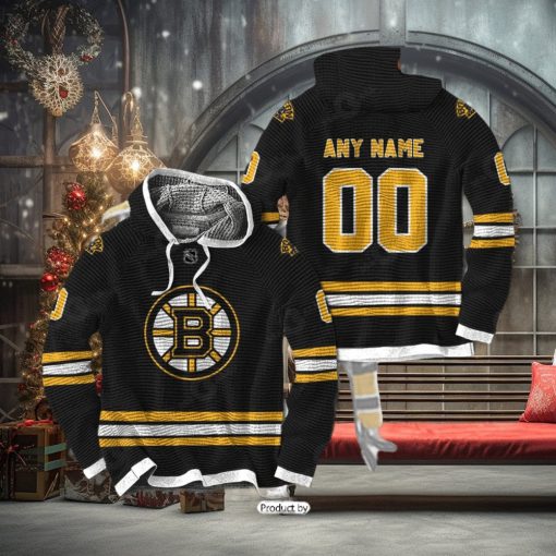 HOT Boston Bruins NHL Personalized New Black Hoodie 3D Limited