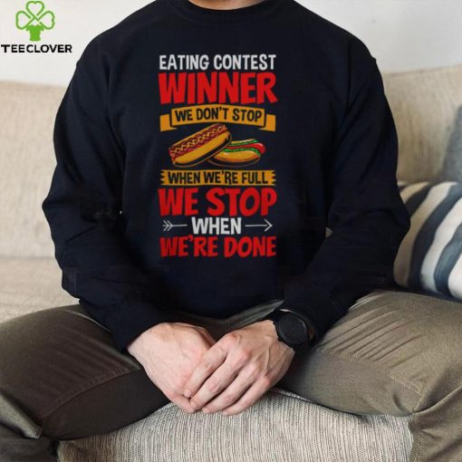 HOT DOG EATER HOTDOG OUTFIT HOT DOG EATING CONTEST WINNER TEE SHIRT