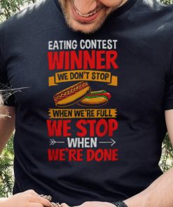 HOT DOG EATER HOTDOG OUTFIT HOT DOG EATING CONTEST WINNER TEE SHIRT