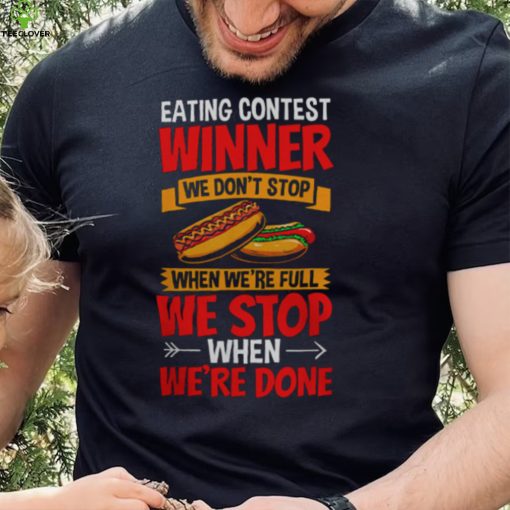 HOT DOG EATER HOTDOG OUTFIT HOT DOG EATING CONTEST WINNER TEE SHIRT