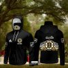 HOT NHL Boston Bruins Custom Name Adidas Black Hoodie 3D