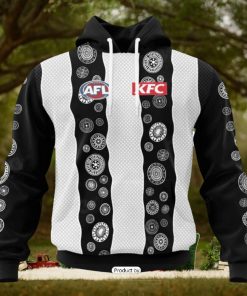 HOT Personalized AFL Collingwood Football Club Special Indigenous Design Hoodie Sweatshirt 3D