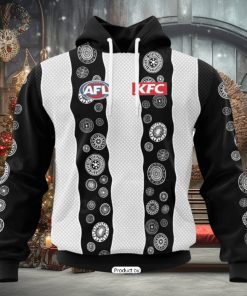 HOT Personalized AFL Collingwood Football Club Special Indigenous Design Hoodie Sweatshirt 3D