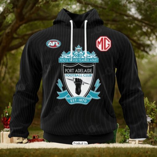 HOT Personalized AFL Port Adelaide Football Club Special Mix Design Hoodie Sweathoodie, sweater, longsleeve, shirt v-neck, t-shirt 3D