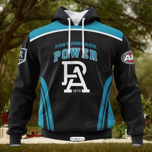 HOT Personalized AFL Port Adelaide Football Club Special Sideline Design Hoodie Sweathoodie, sweater, longsleeve, shirt v-neck, t-shirt 3D