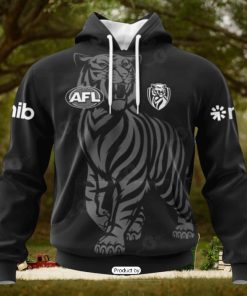 HOT Personalized AFL Richmond Tigers Special Monochrome Design Hoodie Sweatshirt 3D