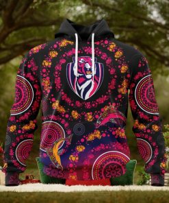 HOT Personalized AFL Richmond Tigers Special Pink Breast Cancer Design Hoodie Sweatshirt 3D