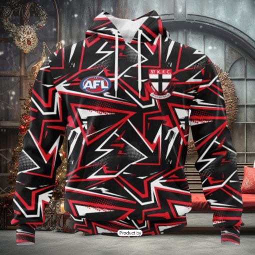 HOT Personalized AFL St Kilda Football Club Special Abstract Design Hoodie Sweathoodie, sweater, longsleeve, shirt v-neck, t-shirt 3D