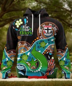 HOT Personalized AFL St Kilda Football Club Special Design For NAIDOC Week For Our Elders Hoodie Sweatshirt 3D