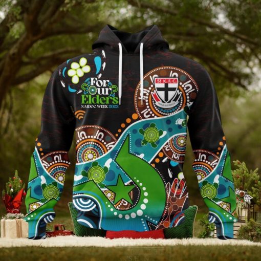 HOT Personalized AFL St Kilda Football Club Special Design For NAIDOC Week For Our Elders Hoodie Sweathoodie, sweater, longsleeve, shirt v-neck, t-shirt 3D