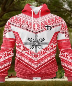 HOT Personalized AFL St Kilda Football Club Special Pasifika Design Hoodie Sweatshirt 3D