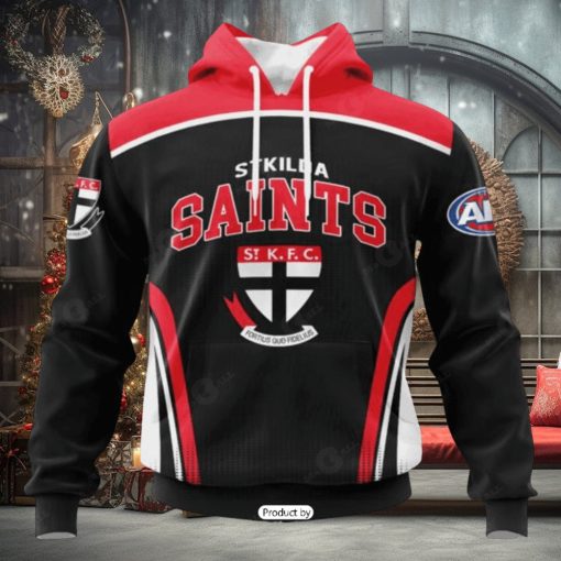 HOT Personalized AFL St Kilda Football Club Special Sideline Design Hoodie Sweatshirt 3D