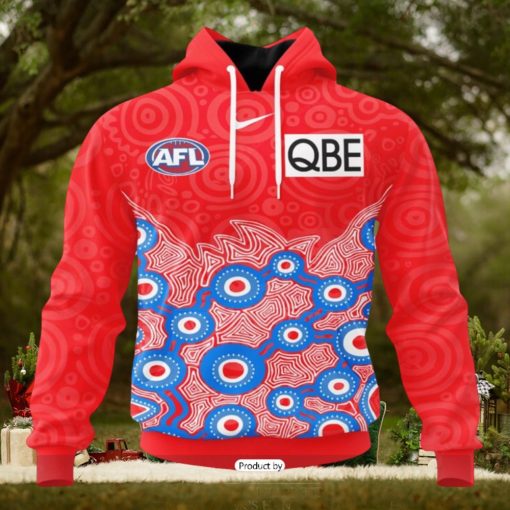 HOT Personalized AFL Sydney Swans Special Indigenous Design Hoodie Sweathoodie, sweater, longsleeve, shirt v-neck, t-shirt 3D