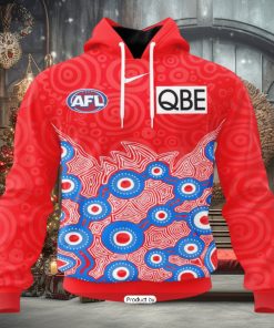 HOT Personalized AFL Sydney Swans Special Indigenous Design Hoodie Sweatshirt 3D