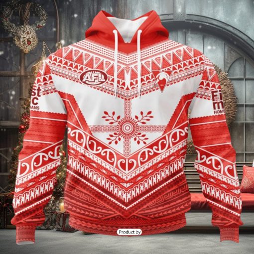 HOT Personalized AFL Sydney Swans Special Pasifika Design Hoodie Sweathoodie, sweater, longsleeve, shirt v-neck, t-shirt 3D