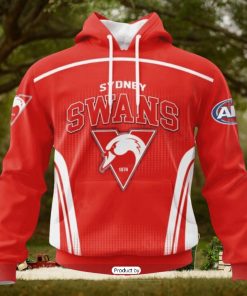 HOT Personalized AFL Sydney Swans Special Sideline Design Hoodie Sweatshirt 3D