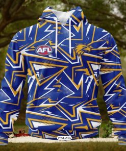 HOT Personalized AFL West Coast Eagles Special Abstract Design Hoodie Sweatshirt 3D