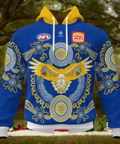 HOT Personalized AFL West Coast Eagles Special Indigenous Design Hoodie Sweatshirt 3D