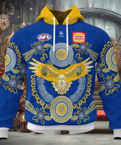 HOT Personalized AFL West Coast Eagles Special Indigenous Design Hoodie Sweatshirt 3D