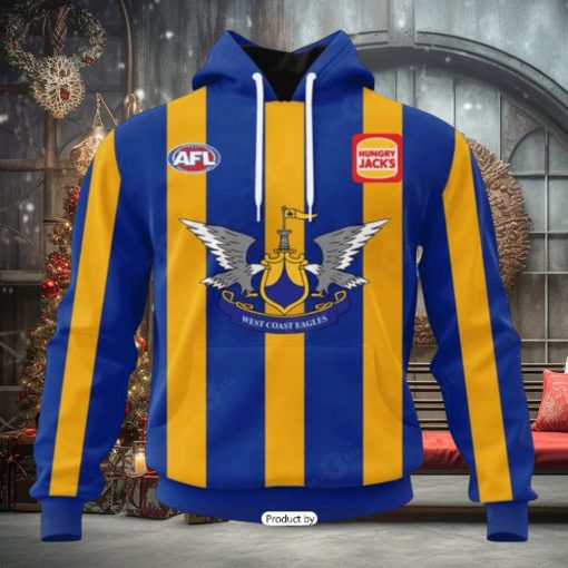 HOT Personalized AFL West Coast Eagles Special Mix Design Hoodie Sweatshirt 3D
