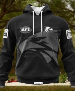 HOT Personalized AFL West Coast Eagles Special Monochrome Design Hoodie Sweatshirt 3D