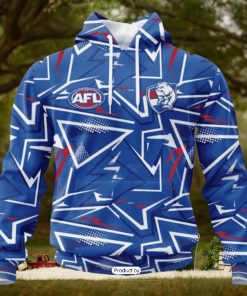 HOT Personalized AFL Western Bulldogs Special Abstract Design Hoodie Sweatshirt 3D