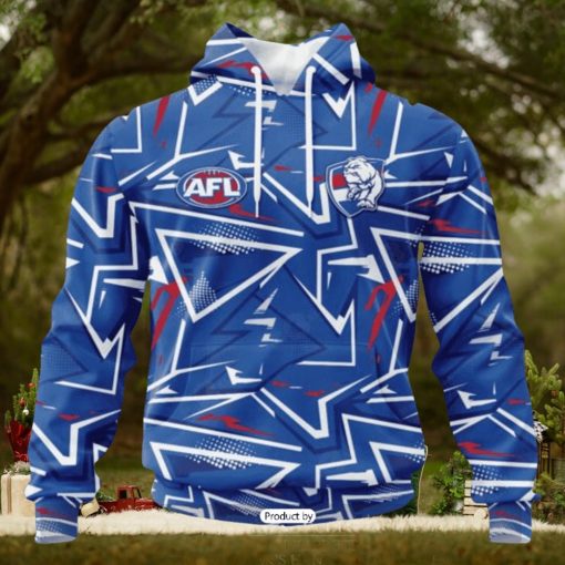 HOT Personalized AFL Western Bulldogs Special Abstract Design Hoodie Sweathoodie, sweater, longsleeve, shirt v-neck, t-shirt 3D