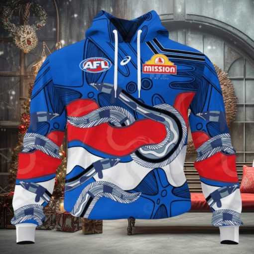 HOT Personalized AFL Western Bulldogs Special Indigenous Design Hoodie Sweathoodie, sweater, longsleeve, shirt v-neck, t-shirt 3D