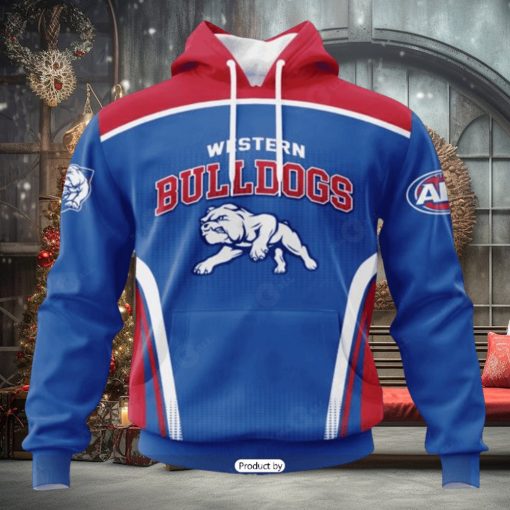 HOT Personalized AFL Western Bulldogs Special Sideline Design Hoodie Sweatshirt 3D