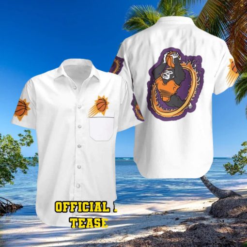 HOT Phoenix Suns NBA Mascot Logo Basketball Hawaiian Shirt
