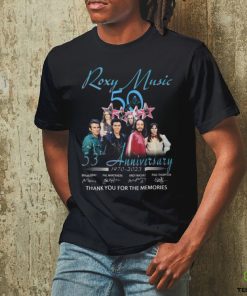 HOT Roxy Music 53rd Anniversary 1970 2023 Thank You For The Memories Unisex T Shirt