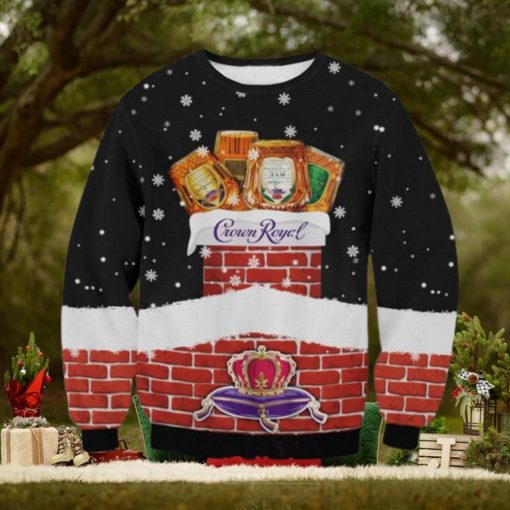 HOT TREND Crown Royal Christmas Ugly Sweater