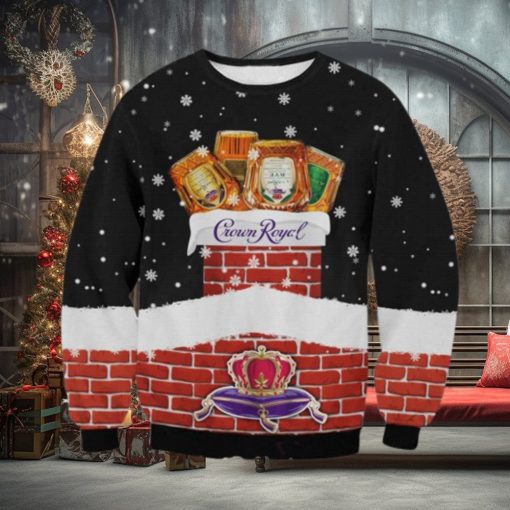HOT TREND Crown Royal Christmas Ugly Sweater