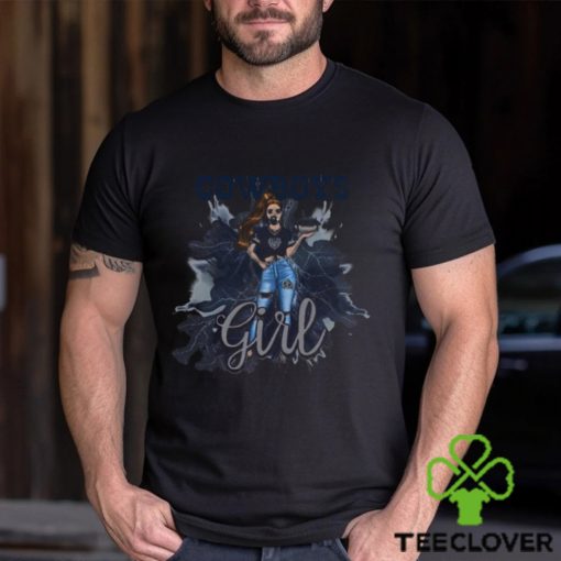 HOT TREND Dallas Cowboys Girl Unisex T Shirt