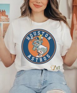 HOUSTON ASTROS CIRCLE NEW LOGO MASCOT SHIRT