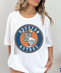 HOUSTON ASTROS CIRCLE NEW LOGO MASCOT SHIRT